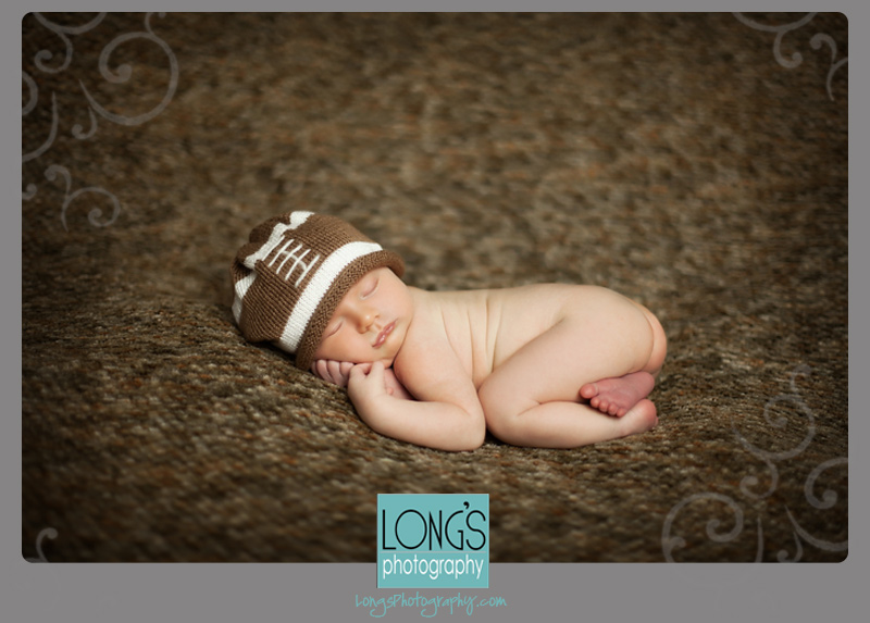 Tallahassee newborn naked baby portrait