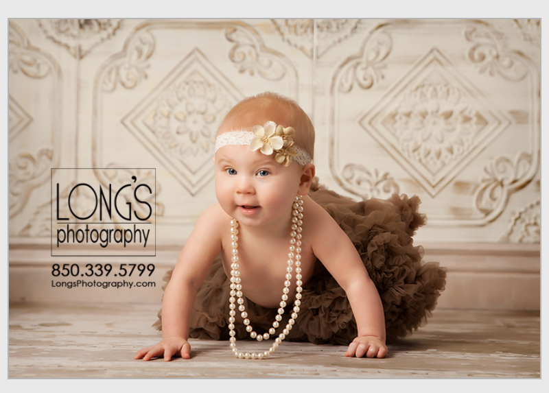 Caroline 9 months {Tallahassee baby portraits}