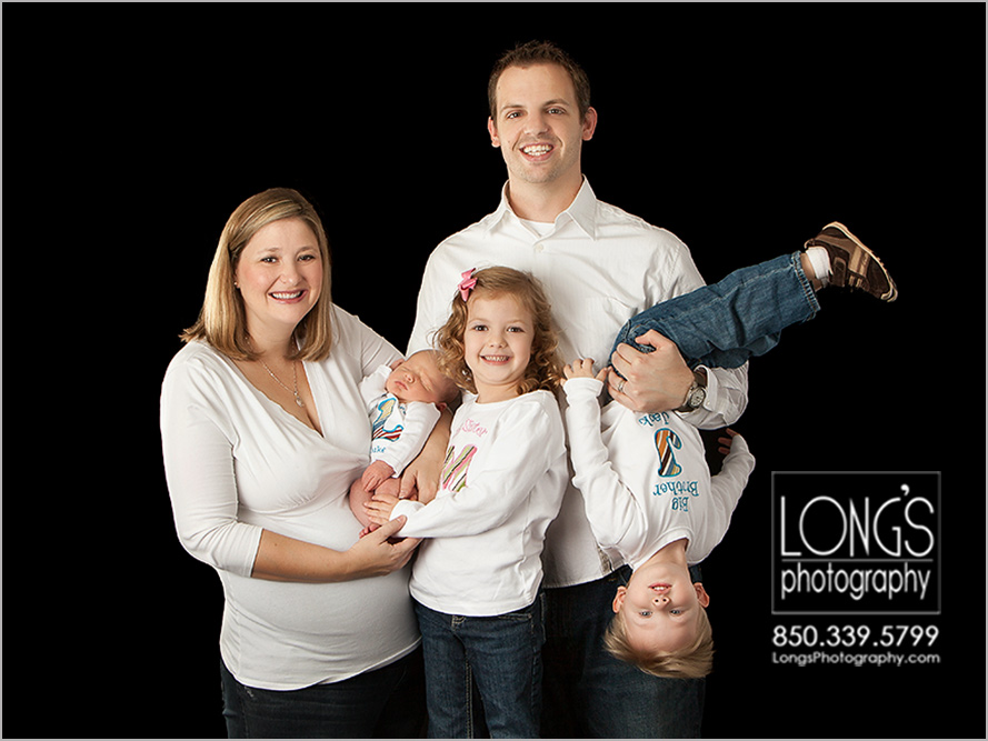 Professional newborn baby and family photography Tallahassee