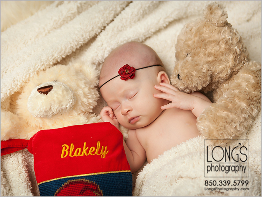 Blakely One Month Portraits| Tallahassee baby portraits