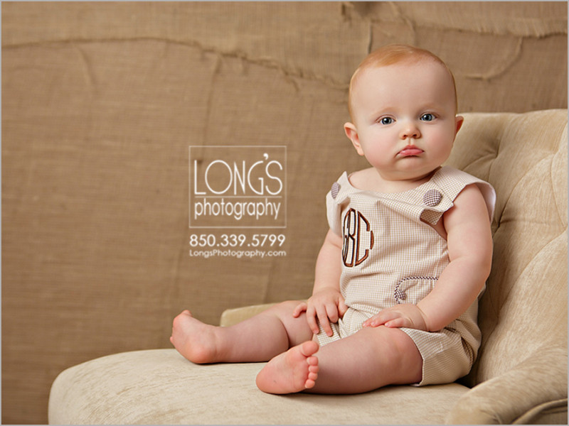 Tallahassee nine month baby photos