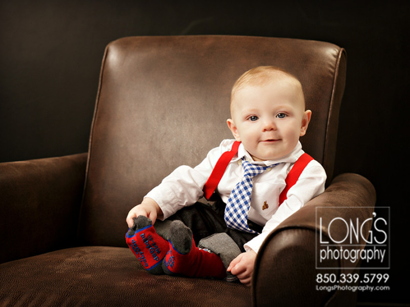 Tallahassee six month baby photos