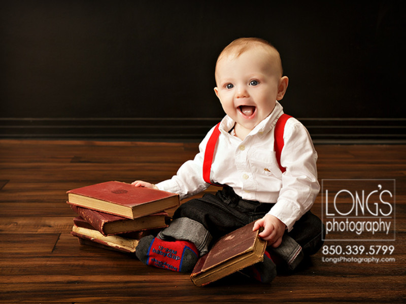 Tallahassee six month baby photos